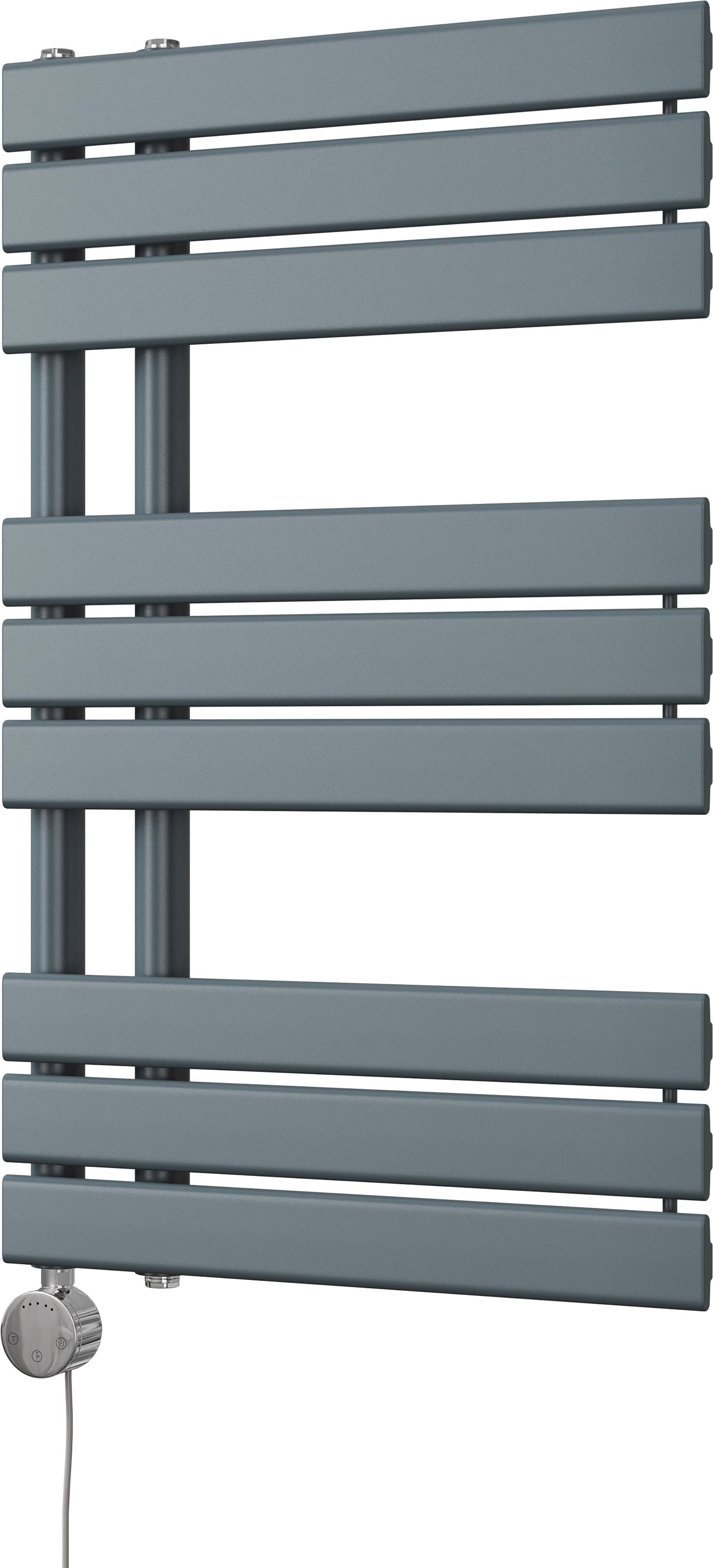 Tristan - Anthracite Electric Towel Rail H816mm x W500mm 300w Thermostatic