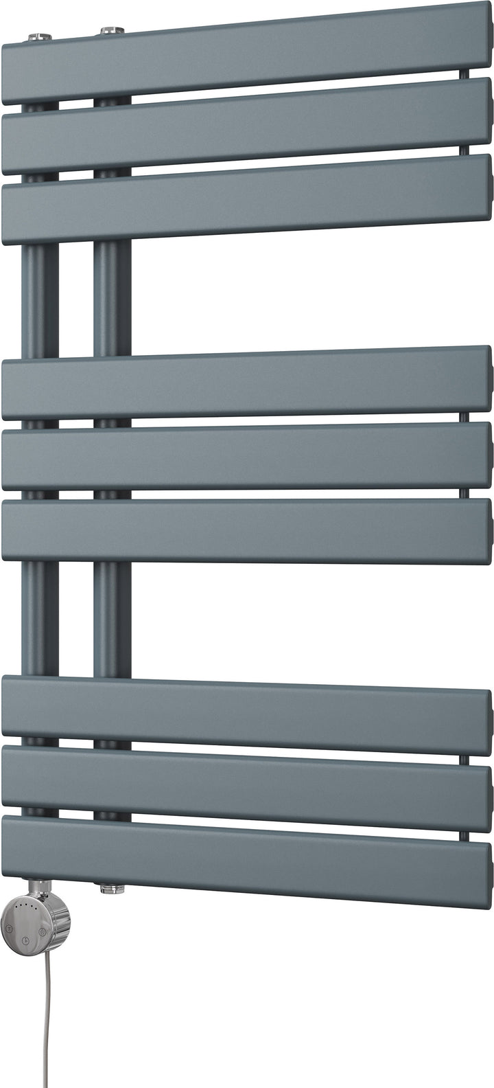 Tristan - Anthracite Electric Towel Rail H816mm x W500mm 400w Thermostatic