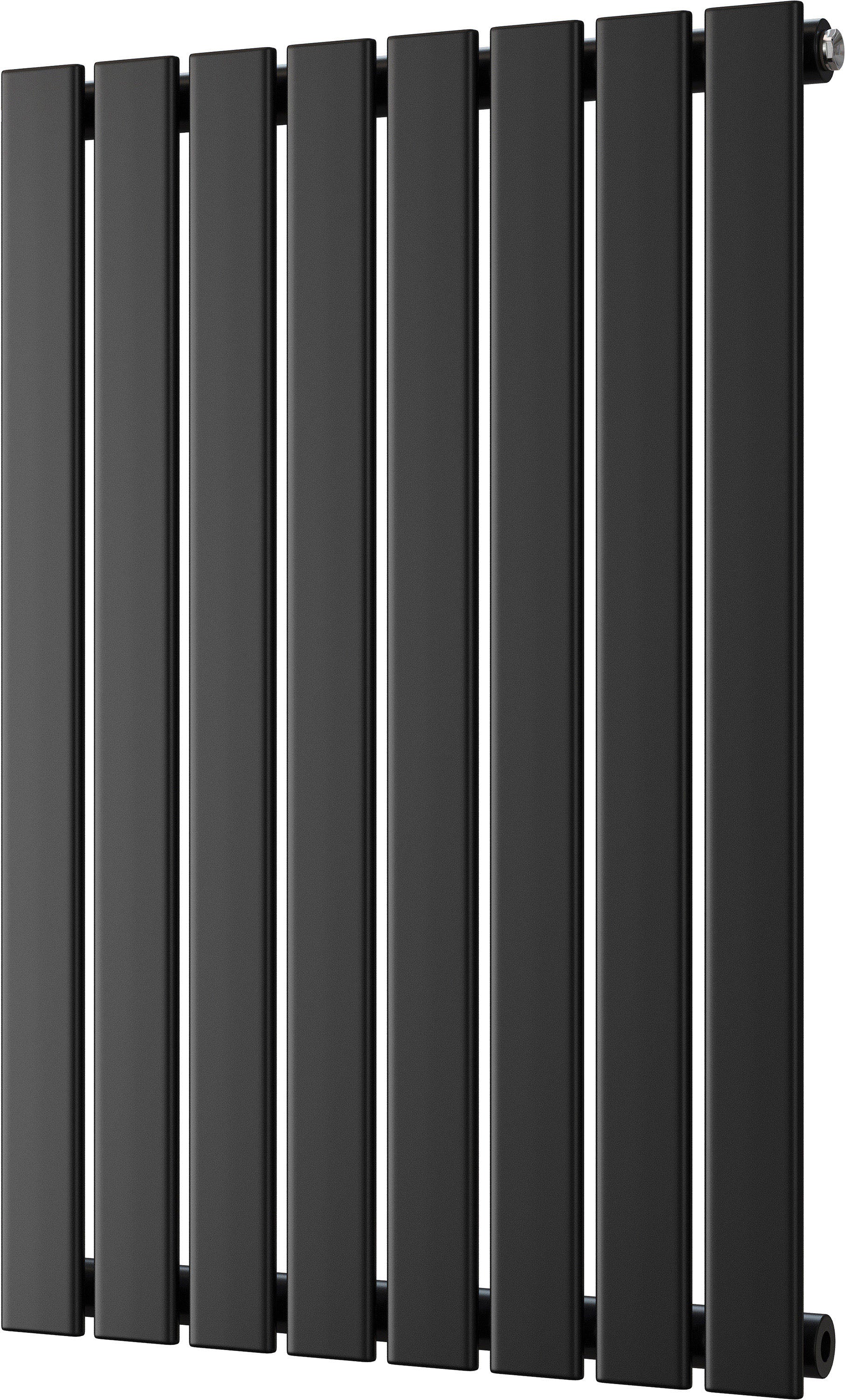 Typhoon - Black Designer Radiator H800mm x W544mm Single Panel - Feet Included