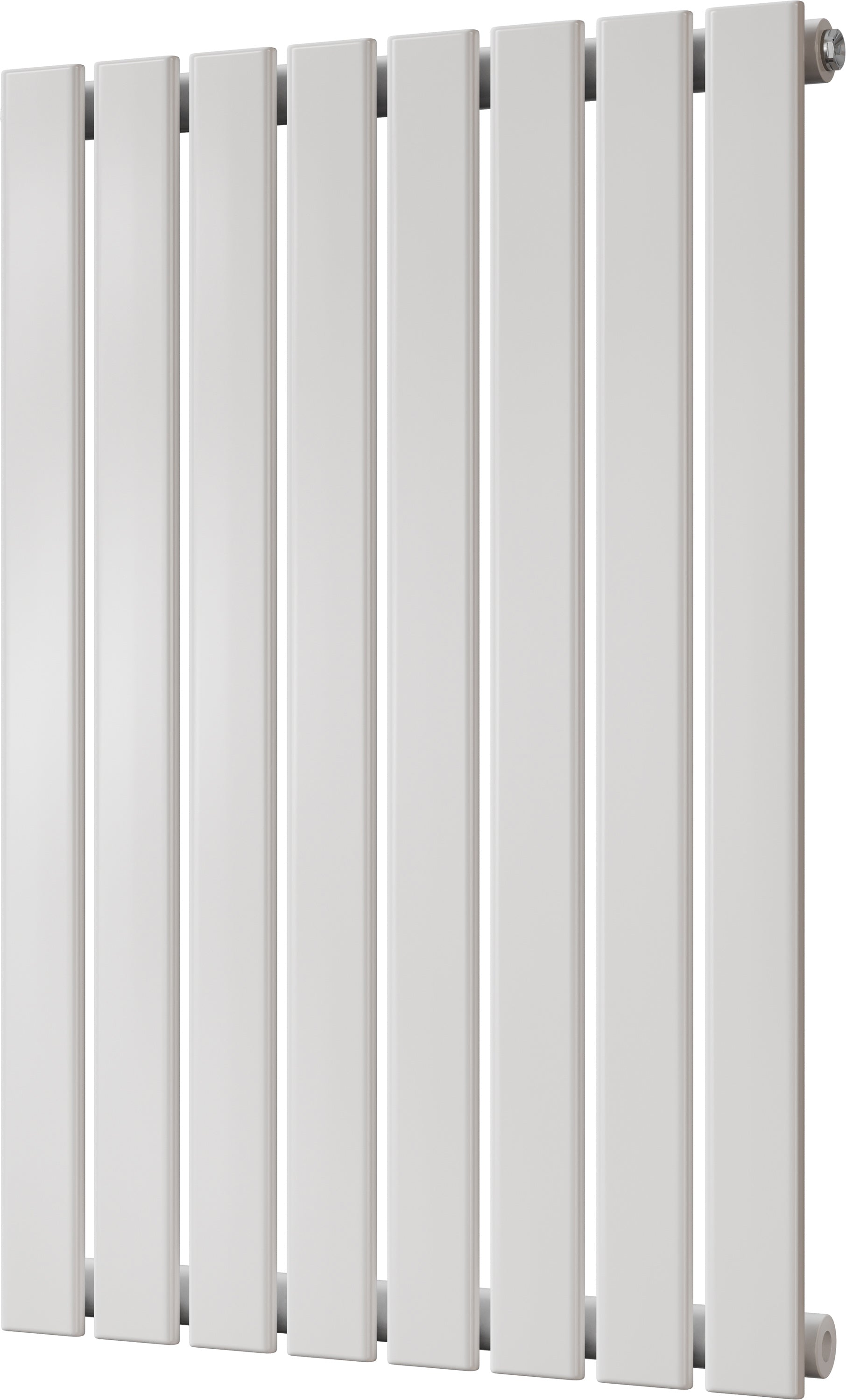Typhoon - White Designer Radiator H800mm x W544mm Single Panel - Feet Included
