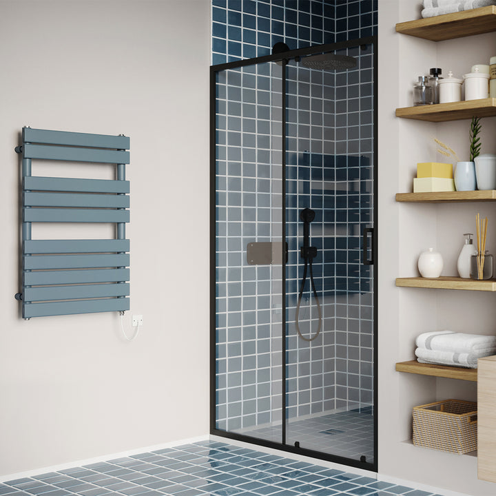 Typhoon - Anthracite Electric Towel Rail H816mm x W500mm 400w Standard