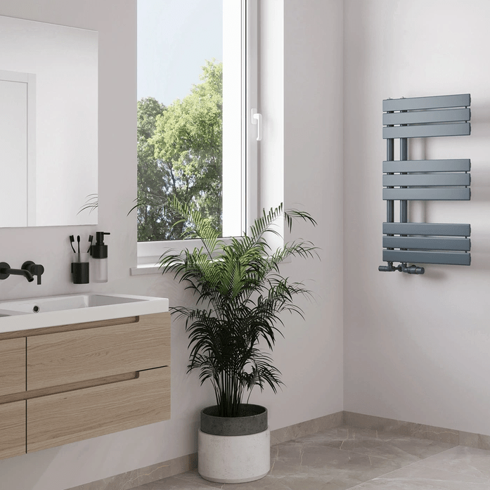 Anthracite bathroom radiators