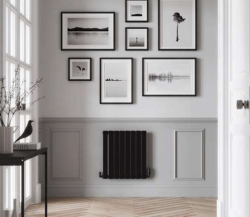 Black designer radiators