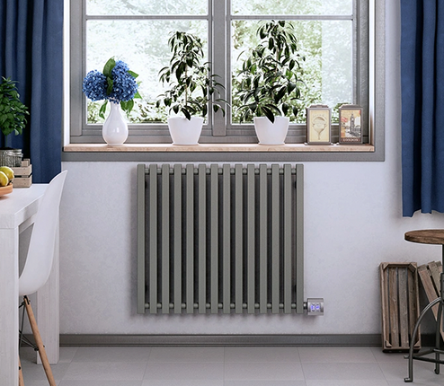 Horizontal electric radiators