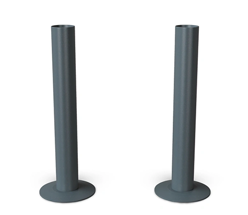 Anthracite pipe covers