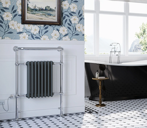 Traditional electric towel radiators