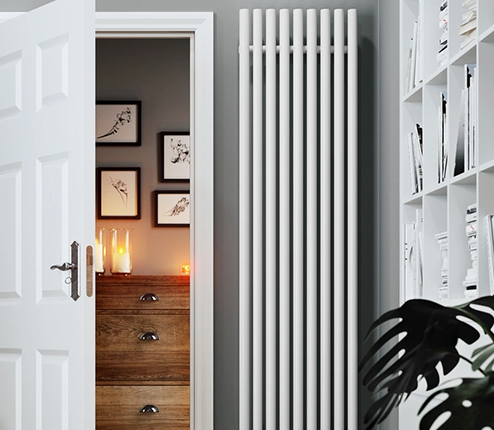 Vertical electric radiators