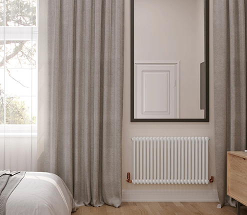 White column radiators