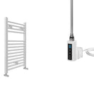 San Remo - White Electric Towel Rail - H1420mm x W750mm - Straight 900w Thermostatic WIFI