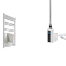 Orvieto - White Electric Towel Rail - H1030mm x W500mm - Straight 600ww Thermostatic WIFI