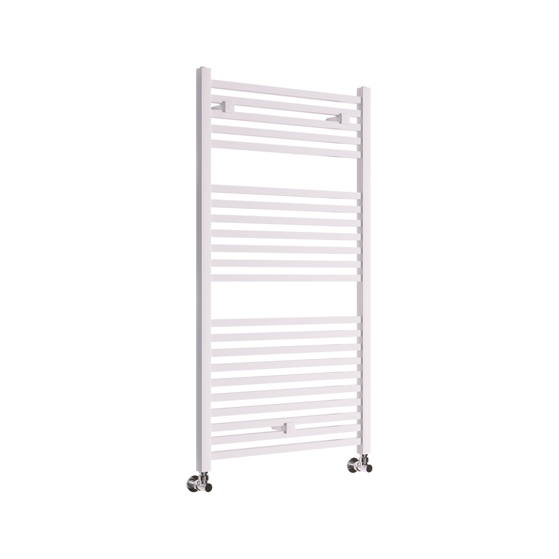 Todi - White Heated Towel Rail - H690mm x W600mm - Straight