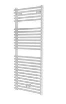 Siracusa - White Heated Towel Rail - H1450mm x W600mm - Straight