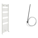 Bolzano - White Electric Towel Rail - H1785mm x W800mm - Straight 600w Standard