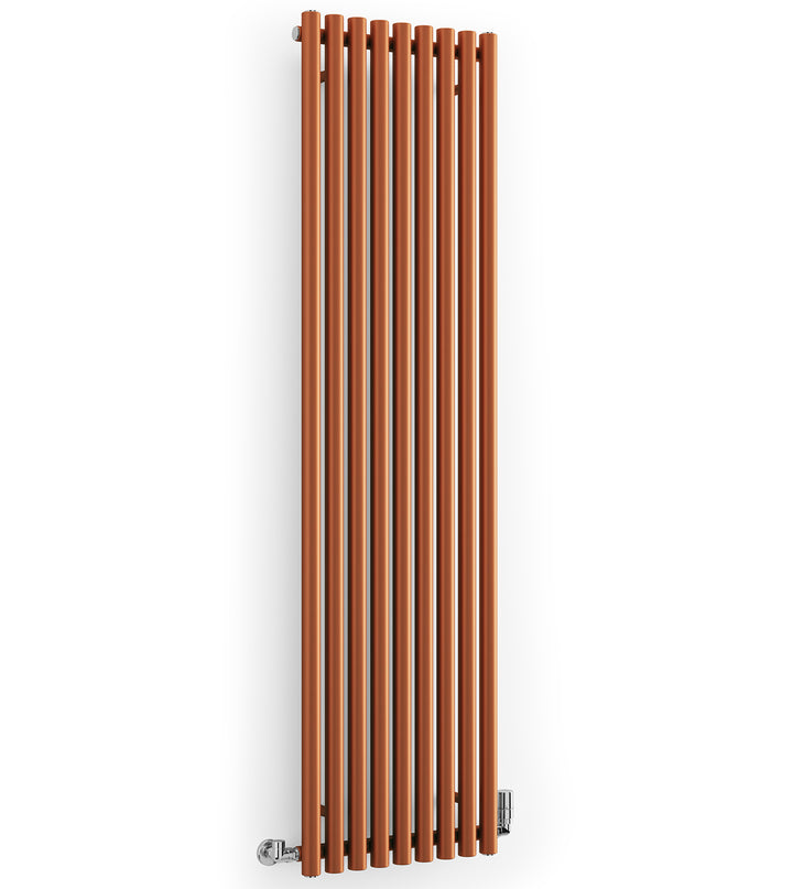 Rolo-Room - Copper Vertical Designer Radiator H1800mm x W480mm Single Panel