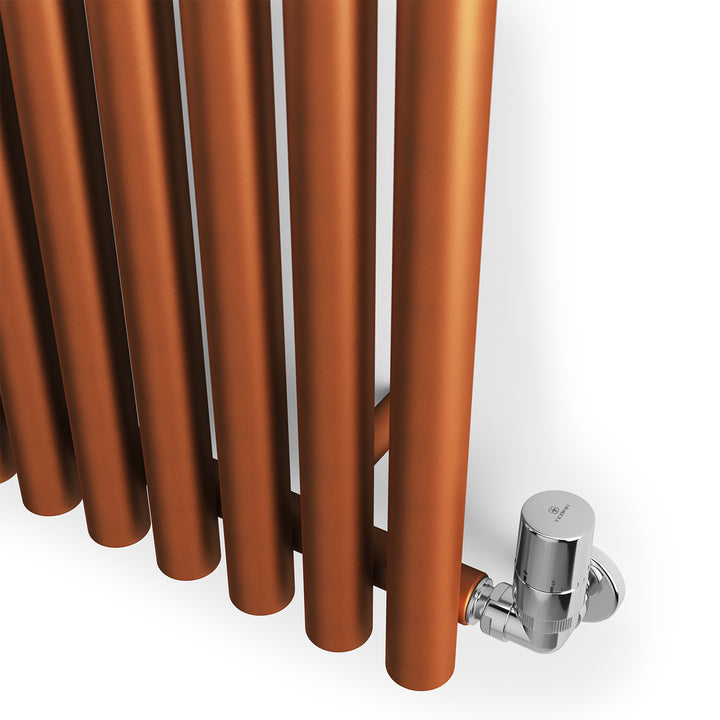 Rolo-Room - Copper Vertical Designer Radiator H1800mm x W480mm Single Panel
