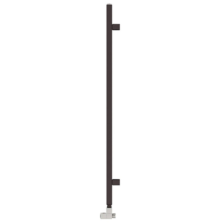 Simple - Black Towel Radiator - H1080mm x W500mm