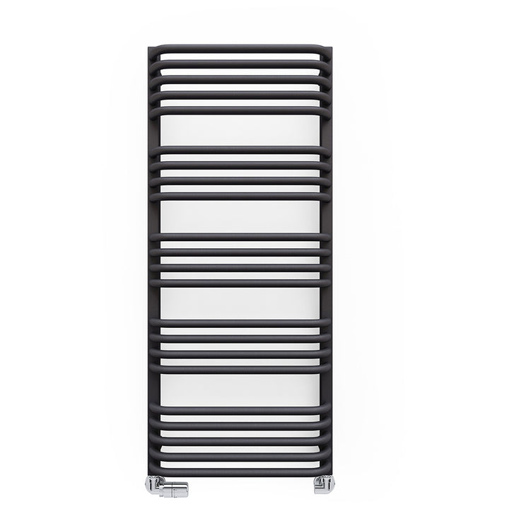 Alex - Modern Grey Towel Radiator - H1140mm x W500mm