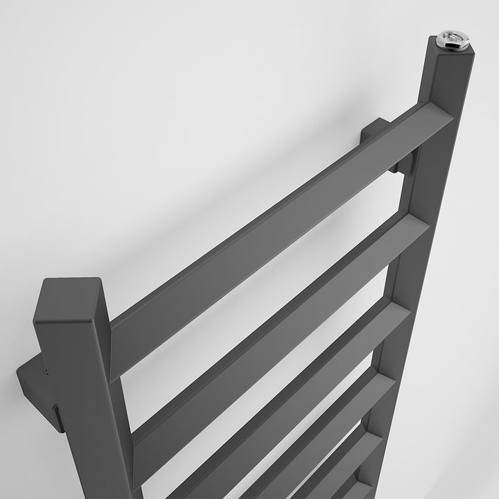 Crystal - Anthracite Towel Radiator - H840mm x W400mm