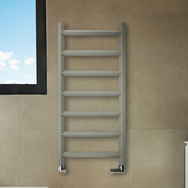 Crystal - Sparkling Gravel Towel Radiator - H840mm x W400mm