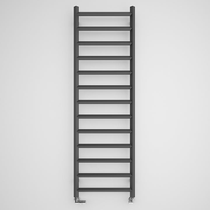 Crystal - Anthracite Towel Radiator - H1560mm x W500mm