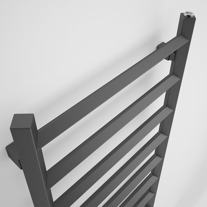 Crystal - Anthracite Towel Radiator - H1560mm x W500mm