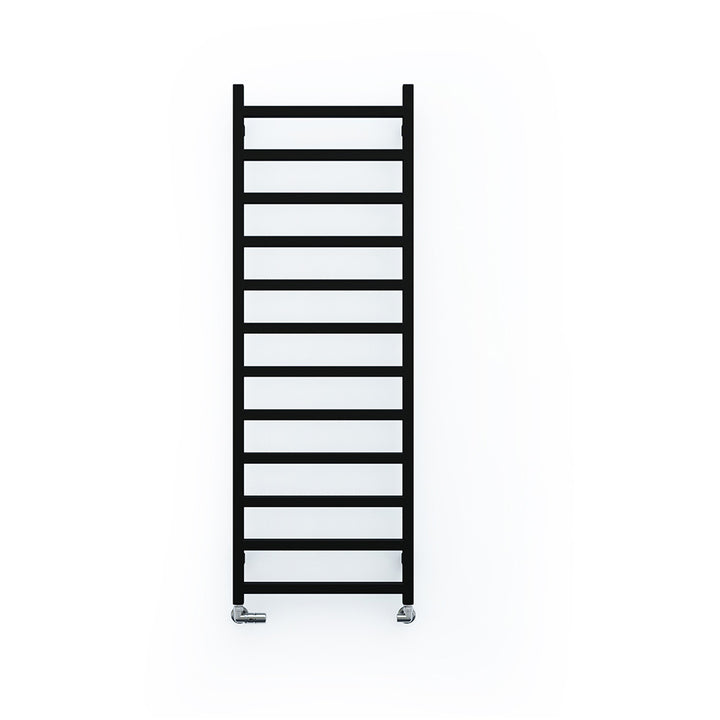 Simple - Black Towel Radiator - H1440mm x W500mm