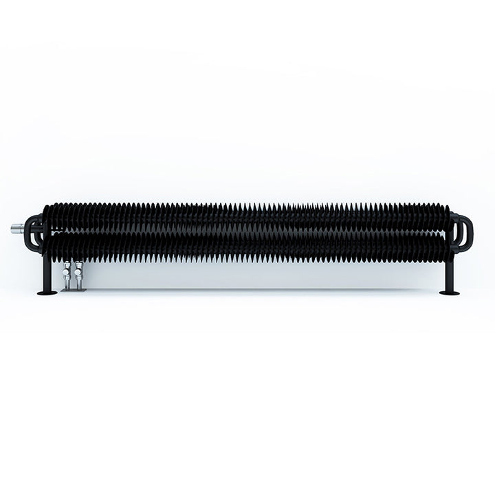 Ribbon HSD - Black Designer Radiator H190mm x W1540mm Double Panel