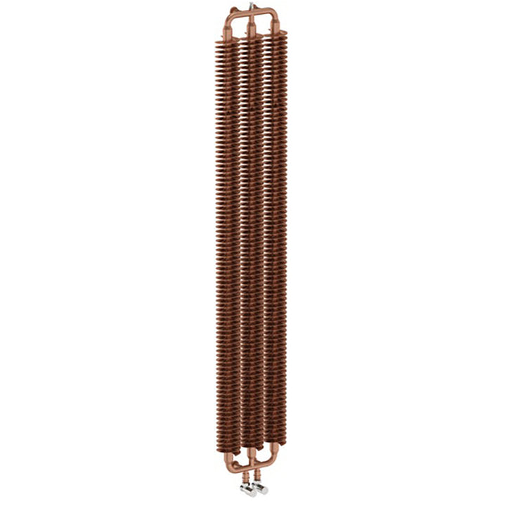 Ribbon V - Copper Vertical Designer Radiator H1720mm x W290mm Single Panel