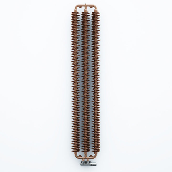 Ribbon V - Copper Vertical Designer Radiator H1720mm x W290mm Single Panel