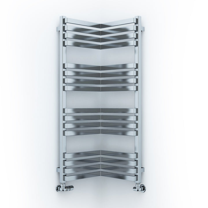 Incorner - Chrome Towel Radiator - H1005mm x W350mm