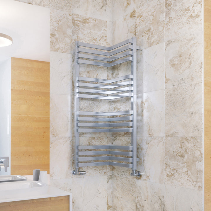 Incorner - Chrome Towel Radiator - H1005mm x W350mm