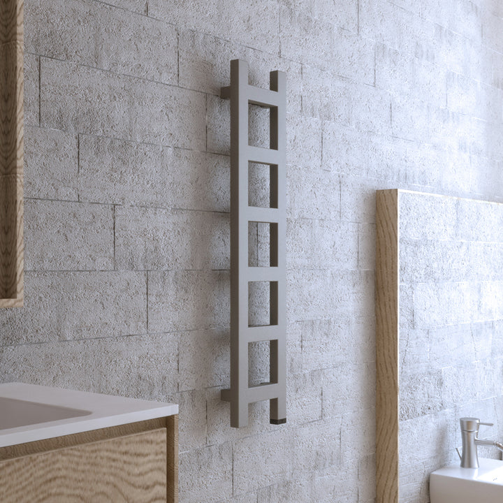 Easy One - Sparkling Gravel Electric Towel Rail H960mm x W200mm 200w Thermostatic