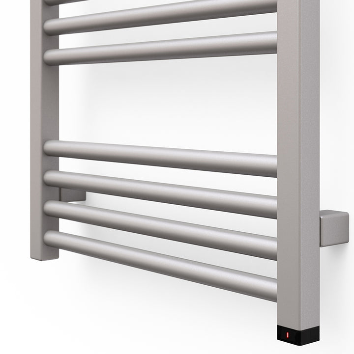 Fiona One - Sparkling Gravel Electric Towel Rail H1140mm x W480mm 400w Thermostatic