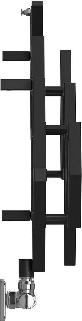 Hex - Black Horizontal Designer Radiator H502mm x W1126mm Single Panel