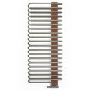 Michelle - Nickel Gloss / Copper Towel Radiator - H1200mm x W500mm