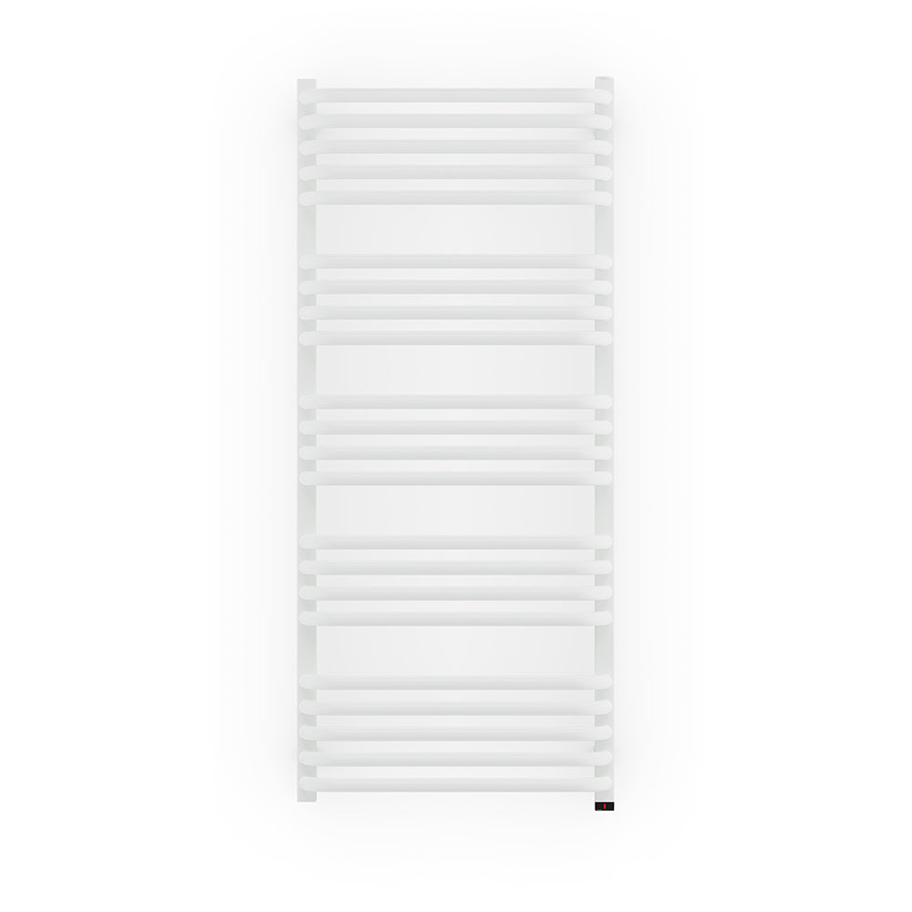 Alex One - White Electric Towel Rail H1140mm x W500mm 600w Thermostatic