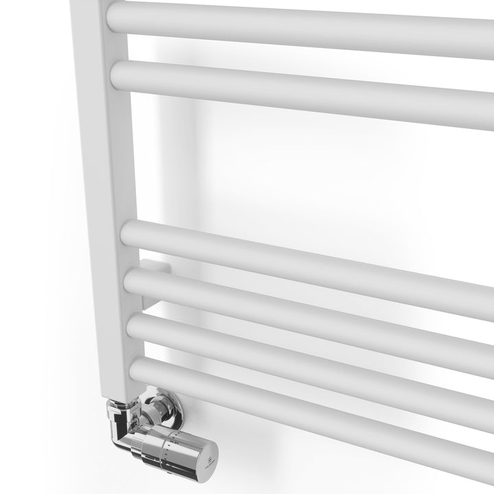 Fiona - White Towel Radiator - H1140mm x W500mm