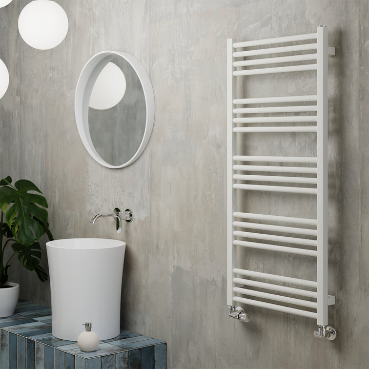 Fiona - White Towel Radiator - H1140mm x W500mm