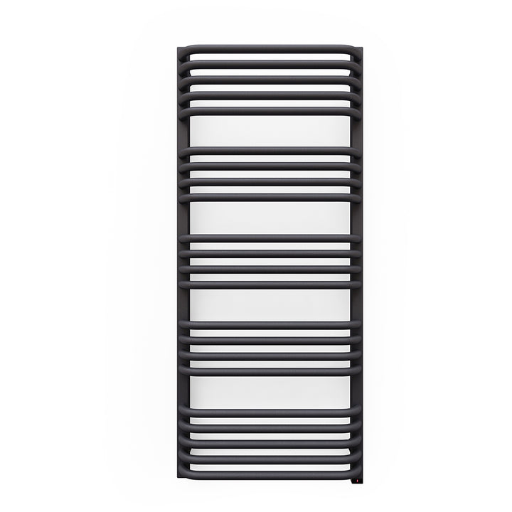 Alex One - Modern Grey Electric Towel Rail H1140mm x W500mm 600w Thermostatic