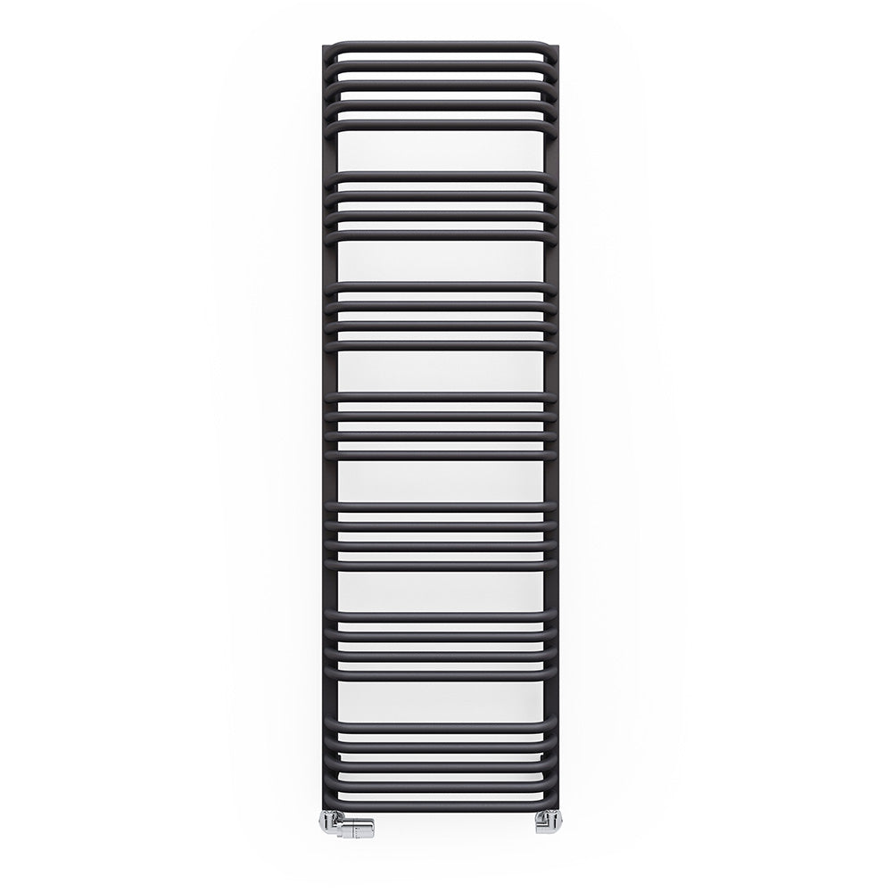 Alex - Modern Grey Towel Radiator - H1580mm x W500mm