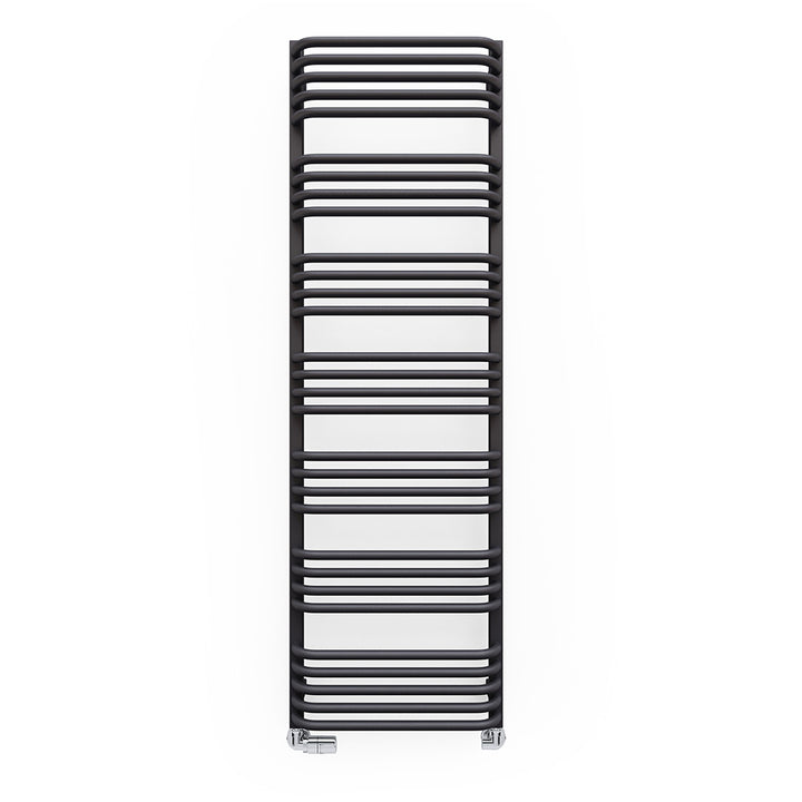 Alex - Modern Grey Towel Radiator - H1580mm x W500mm