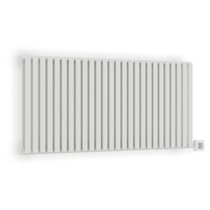 Nemo - Sea Salt White Horizontal Electric Radiator H530mm x W1185mm 1000w Thermostatic