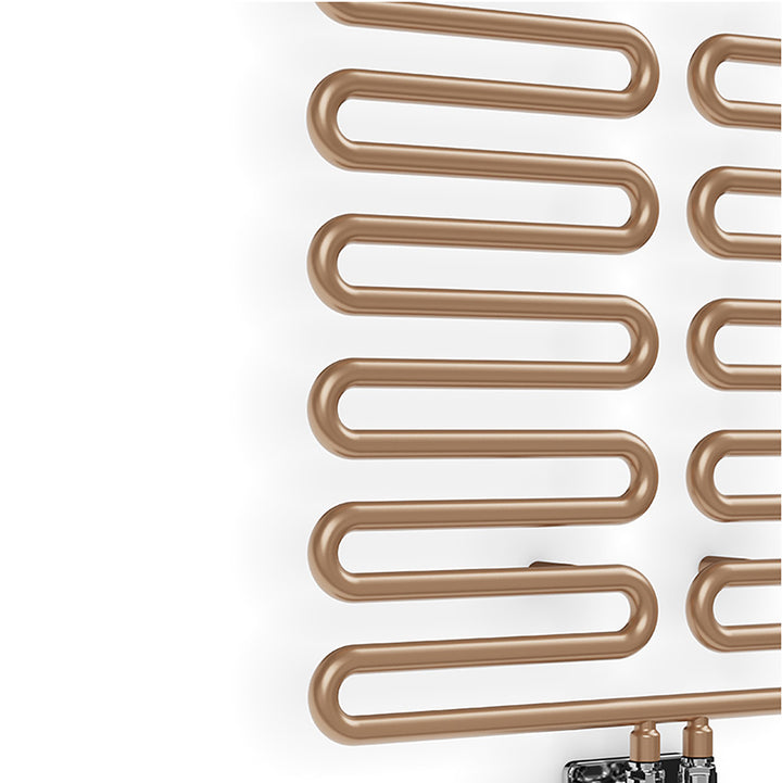 Swale - Copper Towel Radiator - H1244mm x W465mm