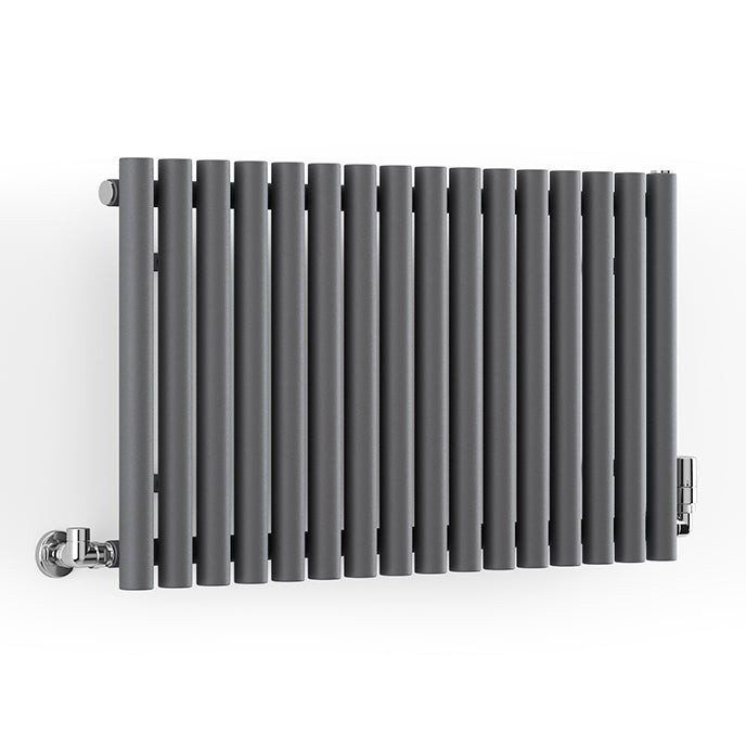 Rolo-Room - Anthracite Horizontal Designer Radiator H500mm x W865mm Single Panel