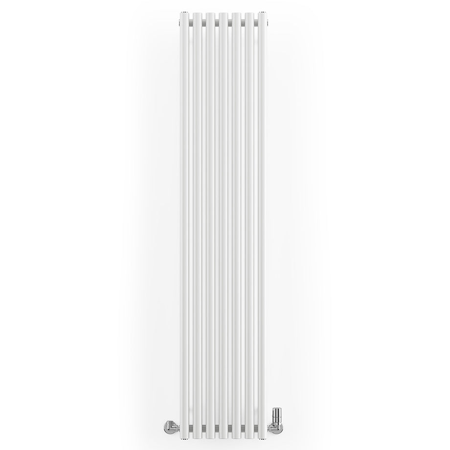 Rolo-Room - White Vertical Designer Radiator H1800mm x W370mm Single Panel