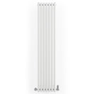 Rolo-Room - White Vertical Designer Radiator H1800mm x W370mm Single Panel