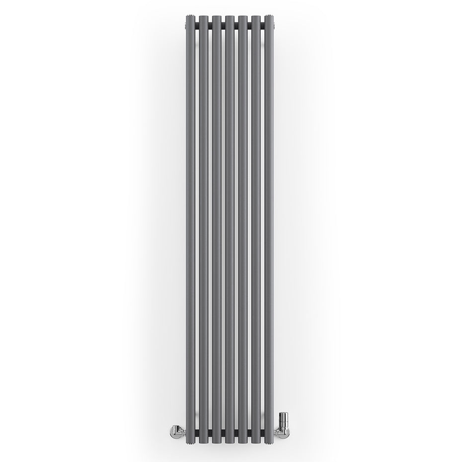 Rolo-Room - Anthracite Vertical Designer Radiator H1800mm x W370mm Single Panel
