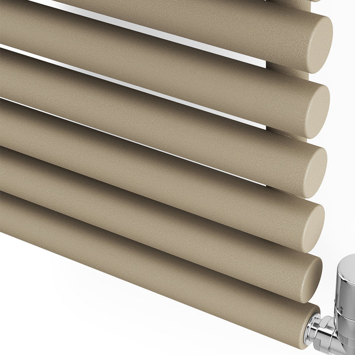 Rolo-Room - Quartz Mocha Vertical Designer Radiator H1800mm x W590mm Single Panel