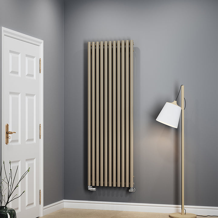 Rolo-Room - Quartz Mocha Vertical Designer Radiator H1800mm x W590mm Single Panel