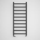 Crystal - Anthracite Towel Radiator - H1200mm x W500mm